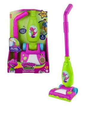 Kids Barney the dinosaur Clean Up Vacuum Toy  new in the box FisherPrice